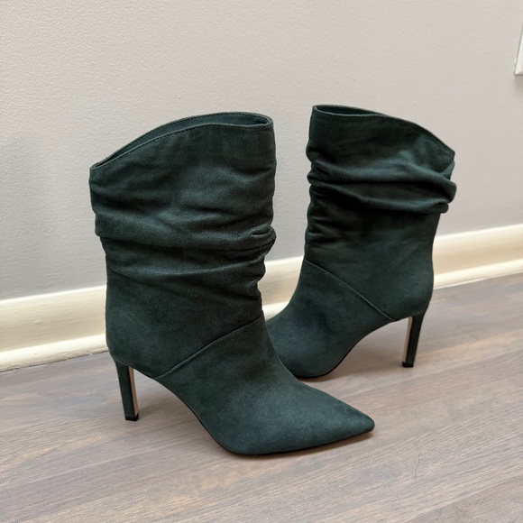 Jessica Simpson Faux Suede Emerald Boots 7.5 - Picture 1 of 10